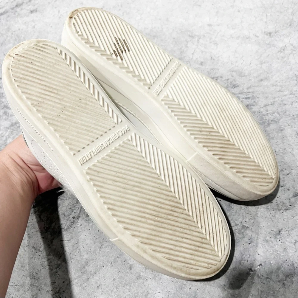 P448 Thea Rainbow Sneakers White Leather Size 39